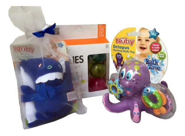 Imagen de Juego De Juguetes De Baño Y Toallitas De Cola Para Regalo
