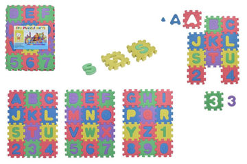 Imagen de Alfombra Goma Eva 36p C/letras