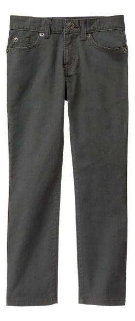 Imagen de Pantalon Jean Crazy8 Rocker Gris Oscuro Algodon Infantil Gris 4