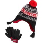 Imagen de Gorro Tejido C/orejera, Mitones Con Forro Interior Carter  Negro