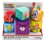Imagen de Cubos Didácticos De Tela Mezclar Y Combinar Lamaze Bebés Multicolor