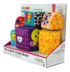 Imagen de Cubos Didácticos De Tela Mezclar Y Combinar Lamaze Bebés Multicolor