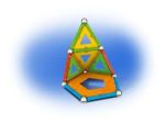 Imagen de Barritas Y Esferas Magnéticas Confetti 32 Geomag Juegos Niño