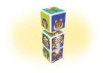 Imagen de Puzzle Cubos Magnéticos Safari Geomag 3 Piezas Didáctico 