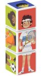 Imagen de Cubos Puzzles Magnéticos Magicube Animales Personas 6 Piezas Verde Oscuro