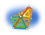 Imagen de Barritas Y Esferas Magnéticas Confetti 50 Geomag Juegos Niño