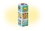 Imagen de Puzzle Cubos Magnéticos Profesiones Geomag 3 Piezas Didacti Azul