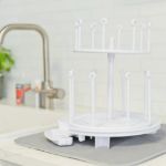 Imagen de Rack Secador De Mamaderas  Vasos Biberon The First Years  Blanco