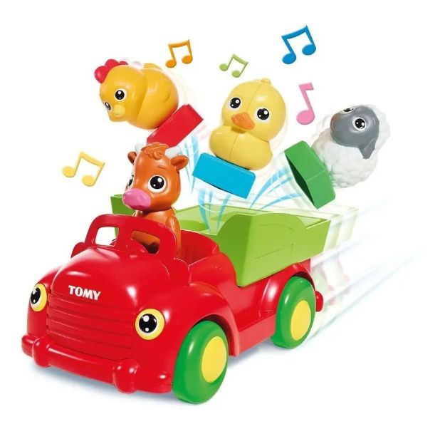 Imagen de Camion Animales De Granja Tomy Juguete De Activiades Niños