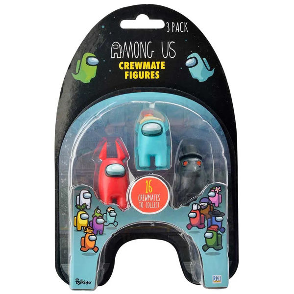 Imagen de Among Us Pack X3 Figuras En Blister