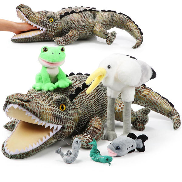 Imagen de Peluche Cocodrilo 6 Actividades