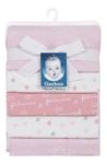 Imagen de Packs De 5 Mantasde Franela Para Bebés  Princesa Rosa Gerber