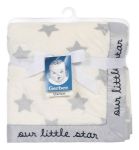 Imagen de Manta Plush De Bebés Estrellitas Grises Gerber