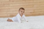 Imagen de Pack De 3 Bodies Blancos Mangas Largas Algodón Gerber Bebés Blanco 24 Meses