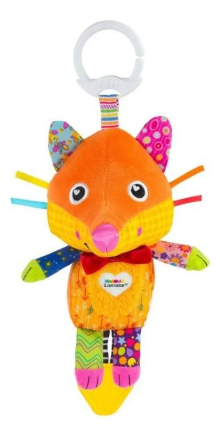 Imagen de Colgante Juguete Zorro Peluche De Lamaze Con Texturas Bebés