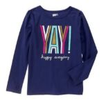 Imagen de Lote De 2 Remeras De Nena Crazy 8 Talle 4 Años Azul Xs Liso