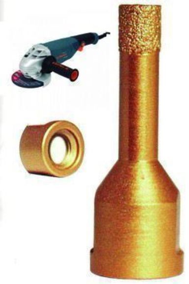 Imagen de Sierra copa para porcelanato rosca corte seco 90mm Ecef-Ynter Industrial