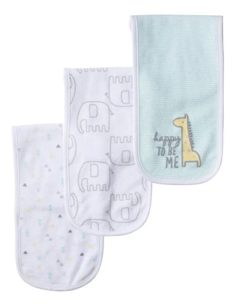 Imagen de Pack X3 Provecheros  Tela Toalla Babitas Gerber Animales Beb