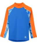 Imagen de Remera Con Protección Uv Mangas Largas Niños De 4 A 5 Azul/n Azul 4 A 5 Años Geométrico