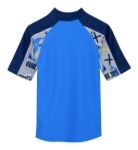 Imagen de Remera Con Protección Uv Mangas 3/4 Surf Playa Niños 2 A 3  Azul Marino 2 A 3 Años Geométrico