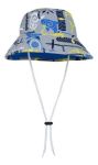 Imagen de Sombrero De Playa Reversible Fanatic Con Protección Uv  Azul Marino L