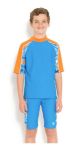 Imagen de Remera Con Protección Uv Mangas 3/4 Surf Playa Niños 2 A 3  Azul Marino 2 A 3 Años Geométrico