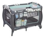 Imagen de Practicuna Dots Babytrend Con Pañalera Organizador  Celeste