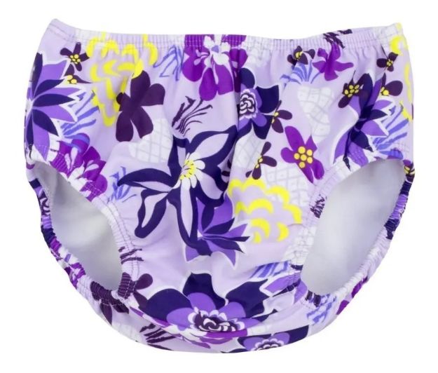 Imagen de Bombacha Pañal Para El Agua Impermeables Playa Bebés 6-12m Violeta 6-12m
