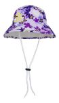Imagen de Sombrero Capelina De Playa Reversible Agata Protección Uv Violeta S