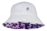 Imagen de Sombrero Capelina De Playa Reversible Agata Protección Uv Violeta S