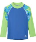 Imagen de Remera Con Protección Uv Mangas Largas Spring Playa Niños Azul Acero 6 A 7 Años Geométrico