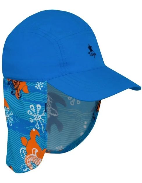 Imagen de Gorra De Playa Con Protección Para El Cuello Azul Upf 50+  Azul Marino S