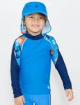 Imagen de Gorra De Playa Con Protección Para El Cuello Azul Upf 50+  Azul Marino S
