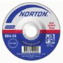 Imagen de Disco corte metal fino centro deprimido 115x1.0 mm BDA 08 NORTON - Ynter Industrial