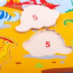Imagen de Puzzle Magnético Madera A Pescar Dinosaurios Bigjigs 18mes  