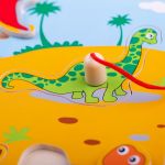 Imagen de Puzzle Magnético Madera A Pescar Dinosaurios Bigjigs 18mes  