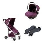 Imagen de Set De Coche Babyhome Emotion Y Babysilla Color Púrpura  Violeta Gris