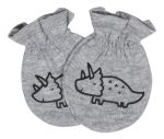 Imagen de Packs De 2 Mitones Algodón Dino Azul Gerber Para Bebes 0-3m Azul Acero 0 A 3 Meses