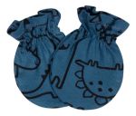 Imagen de Packs De 2 Mitones Algodón Dino Azul Gerber Para Bebes 0-3m Azul Acero 0 A 3 Meses