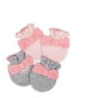 Imagen de Packs De 2 Mitones Algodón Osita Rosa Gerber Para Bebes 0-3m Rosa 0 A 3 Meses