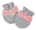 Imagen de Packs De 2 Mitones Algodón Osita Rosa Gerber Para Bebes 0-3m Rosa 0 A 3 Meses