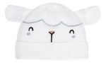 Imagen de Set X 2 Gorros Algodón Ovejitas Gerber Bebés De 0 A 6 M Blanco 0-6 M
