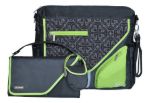 Imagen de Bolso Maternal Midnight Verde Accesorios Jjcole Con Detalle Verde