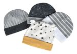Imagen de Set De 4 Gorros León Algodón Orgánico Just Born 0 A 6 Meses Amarillo 0 A 6 Meses