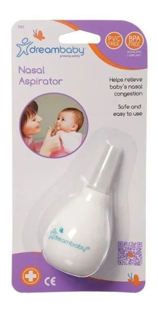 Imagen de Aspirador Nasal Perita Para Bebes Dreambaby Blanco
