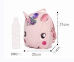 Imagen de Mochila Unicornio 3d Infantil Neopreno Niños De 1 A 6 Años Rosa