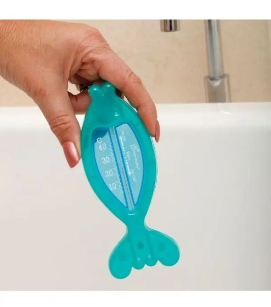 Imagen de Termómetro De Baño Bebes Agua Diseño Peces Verde Dreambaby