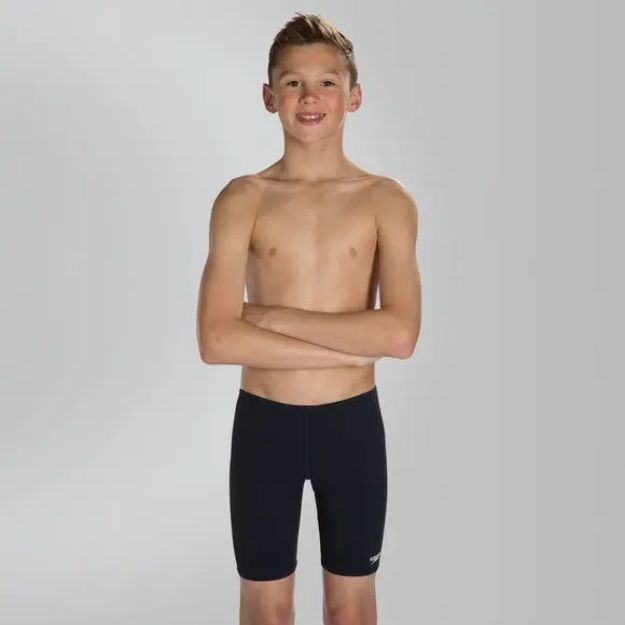 Imagen de Malla Bermuda Speedo Niños Natación Jammer Essencial Boxer Negro 6 A 7 Años