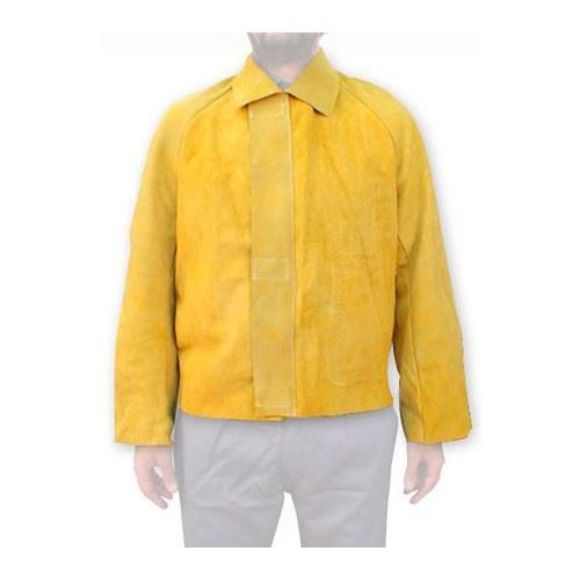 Imagen de Chaqueta soldar cuero XXXL cierre velcro Slender- Ynter Industrial