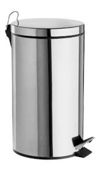 Imagen de Basurero tacho de basura papelera acero Inox. 5lts- Ynter Industrial